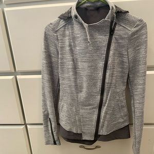 Peplum gray Lululemon jacket. Size 4